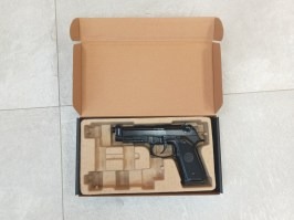 Airsoftová pištoľ M9 A1 Gen 2, čierna, celokov, BlowBack - LEN FULL AUTO [WE]