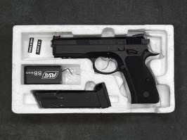 Airsoftová pištoľ CZ 75 SP-01 SHADOW - plyn, BlowBack, kovový záver - VRÁTENÁ [ASG]