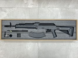 Airsoftová zbraň AKM MOE / ZHUKOV (CM.077A) - celokov, čierna - STRŽENÝ ZÁVIŤ [CYMA]