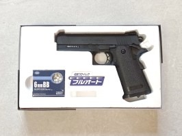 Airsoftová pištoľ Hi-Capa 4.3, elektrická, FULL AUTO, BlowBack (EBB) - NEFUNKČNÉ [Tokyo Marui]