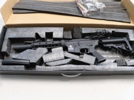 Airsoftová zbraň M4 SD Sportline (Gen.2) - čierna - NEORIGINÁLNE BALENIE [Lancer Tactical]