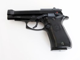 Airsoftová pištoľ M84 Cheetah, čierna, celokov, BlowBack - NEFUNKČNÉ [WE]