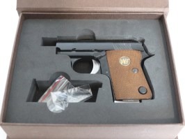 Airsoftová pištoľ 1908 .25 ACP (CT25) - čierna, celokov, GBB - NEFUNKČNÉ [WE]