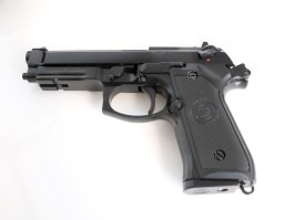 Airsoftová pištoľ M9 A1 Gen 2, čierna, celokov, BlowBack, full auto - NEFUNKČNÉ [WE]