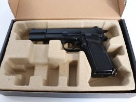 Airsoftová pištoľ Hi-Power MK3 - celokov, GBB, čierna - NEFUNKČNÉ [WE]