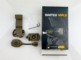 LED svietidlo MPLS SWITCH s montážou na helmu - TAN - NEFUNKČNÉ [Imperator Tactical]