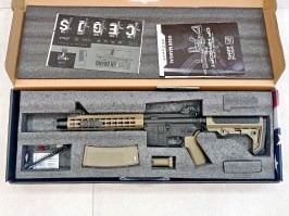Airsoftová zbraň RRA SA-E07 EDGE™ Light Ops - čierna / TAN - VRÁTENÉ V 14 DŇACH [Specna Arms]
