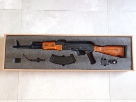 Airsoftová zbraň AKM - oceľ, laminované drevo (CM.048M) - SERVISOVANÁ [CYMA]