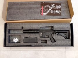 Airsoftová zbraň M4 AR15 SilentOps CQB Bravo ETU - Čierná - SERVISOVANÁ [Delta Armory]