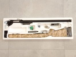Airsoft sniper M24 Military - Digital Desert, (SW-04JC) + UPGRADE 150m/s zdarma - SERVISOVANÁ [Snow Wolf]