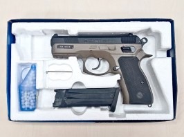 Airsoft pištole CZ 75D Compact - DualTone FDE - - SERVISOVANÁ [ASG]