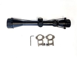 Optický zameriavač 3-9x40 s montážnymi krúžkami - NEFUNKČNÝ [A.C.M.]