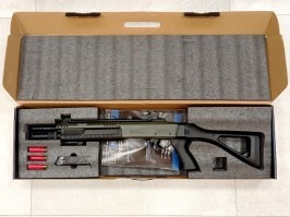 Airsoft plynová brokovnica FABARM STF12 11