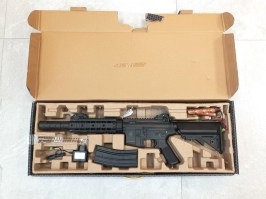 Airsoftová zbraň M4 SD Sportline (Gen.2) - čierna - VRÁTENÁ [Lancer Tactical]