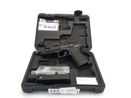 Airsoftová pištoľ GTP9 MS, plyn BlowBack (GBB) CNC záver - čierna - VRÁTENÁ V 14 DENNEJ LEHOTE [G&G]