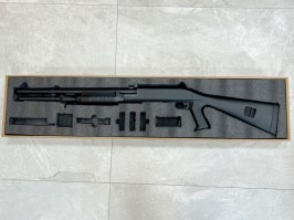 Airsoft brokovnica M3 Super 90, pevná pažba, dlhá, KOV (CM.360LM) - NEFUNKČNÁ [CYMA]