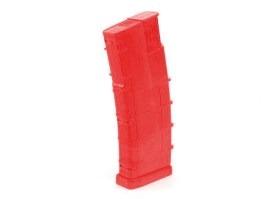 Ručné rýchlo-dobíjačka (plnička) v štýle PMAG na 450 guličiek - červená [6mm Proshop]