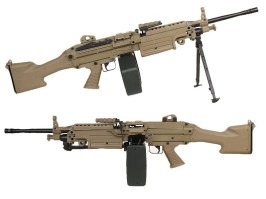 Airsoftové guľomet M249 MK II, celokov - DE [A&K]