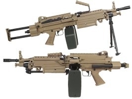 Airsoftové guľomet M249 PARA, celokov - DE [A&K]