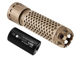 Nasvetľovacie tlmič Predator MKIII s imitáciou výšľahu (Blaster MS) - TAN [ACETECH]