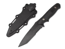 Tréninkový plastový nůž 141 s pochvou - černý [EmersonGear]
