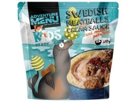 Švédske mäsové guličky so smotanovou omáčkou a zemiakovou kašou - For Kids [Adventure Menu]