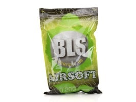 Airsoftové guličky BLS BIO Perfect 0,20 g, 5000 ks | 1 kg - biele [BLS]