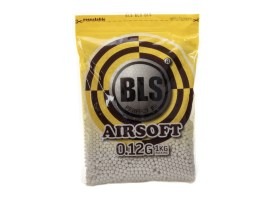 Airsoftové guličky BLS 0,12 g | 8300 ks | 1 kg - biele [BLS]