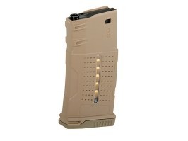 220-ranový polymérový zásobník s ergonomickým úchopom pre AR-10/SR25 - Dark Earth [Battleaxe]