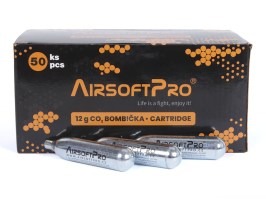 12g CO2 plynová bombička - balenie 50 ks [AirsoftPro]