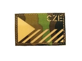 Nášivka Laser Cut Slovenská vlajka 8x5cm (CZE) - vz.95/piesková [AS-Tex]