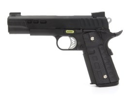 Airsoftová pištoľ KP1911 - GBB, celokov - čierna [ASCEND]