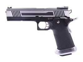 Airsoftová pištoľ Hi-Capa 5.1 HX10 (delený záver) - strieborná [AW Custom]