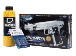 Balíček: Airsoftová pištoľ Centimeter Master, elektrická, EBB  + 3000 guličiek + 4 batérie [Tokyo Marui]