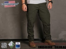 Nohavice Blue Label Ergonomic Fit Long - Ranger Green [EmersonGear]