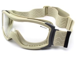 Taktické okuliare X1000 Platinum (X1NSTDI) béžové - číre [Bollé]