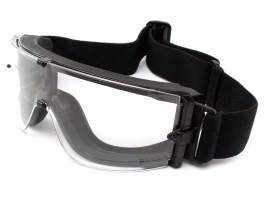 Taktické okuliare X800 Platinum (X800I) čierne - číre [Bollé]