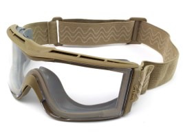 Taktické okuliare X810 Platinum (X810NPSI) béžové - číre [Bollé]