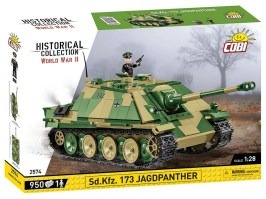 Stavebnica WW II Jagdpanther Sd. Kfz. 173 (1:28) [Cobi]