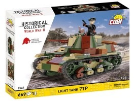 Stavebnica WW II Ľahký tank 7TP (1:28) [Cobi]