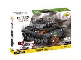 Stavebnica WW II Panzer III Ausf J, 2v1 (1:35) [Cobi]