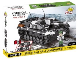 Stavebnica WW II Stug III Ausf F/8 & Flammpanzer, 2v1 (1:35) [Cobi]