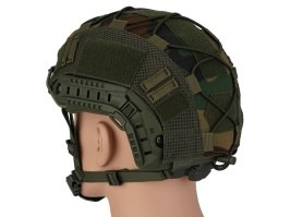 Poťah na helmu FAST - Woodland [Cygnus Armory]