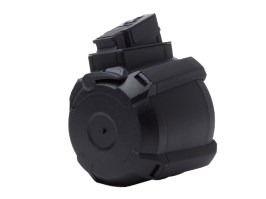Bubnový elektrický zásobník na 1200 rán pre AK - čierny [CYMA]