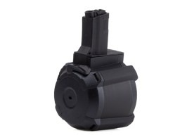 Bubnový elektrický zásobník na 1200 rán pre MP5, Sound Control - čierný [CYMA]