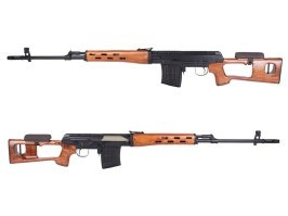 Airsoftová elektrická zbraň Dragunov SVD - celokov, prave drevo (CM.057) [CYMA]
