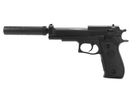 Airsoftová manuálna pištoľ M22 s tlumičom [Double Eagle]