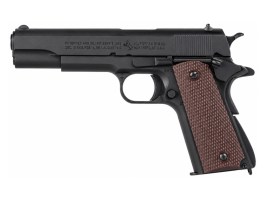 Airsoftová pištoľ M1911 A1 (EC-3101) licencie COLT, celokov, plyn, blowback (GBB) [E&C]