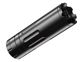 Nasvetľovací tlmič FLARE Smoky BT + merač rýchlosti striel (chrono) - čierná [E-Shooter]