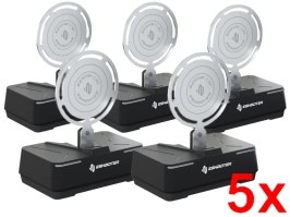 Elektronická tréningová strelnica Sentry 2 - čierna, SET 5 KUSOV [E-Shooter]